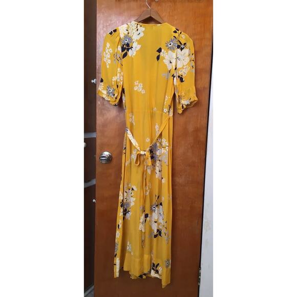 Sea New York Yellow Floral Midi Dress - Picture 5 of 9